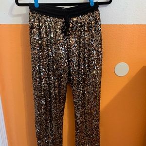 Sequin joggers
